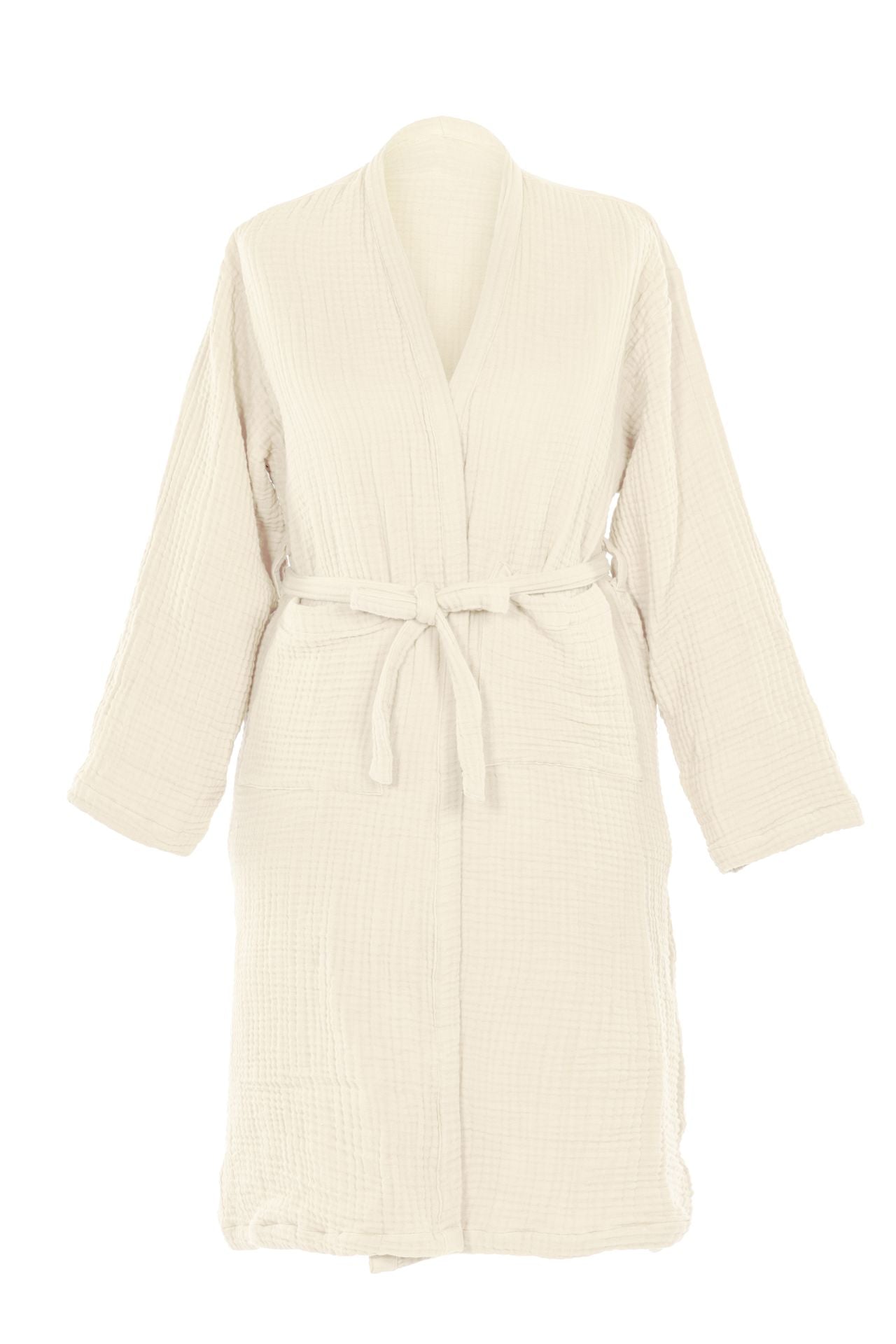 Hydrofiele badjas // Ivory (optie: borduren met naam)