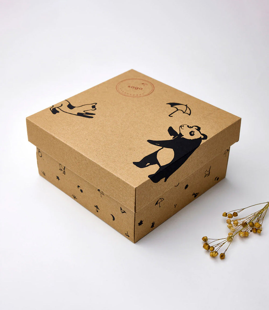 Wonder box - Flowers on mellow rose