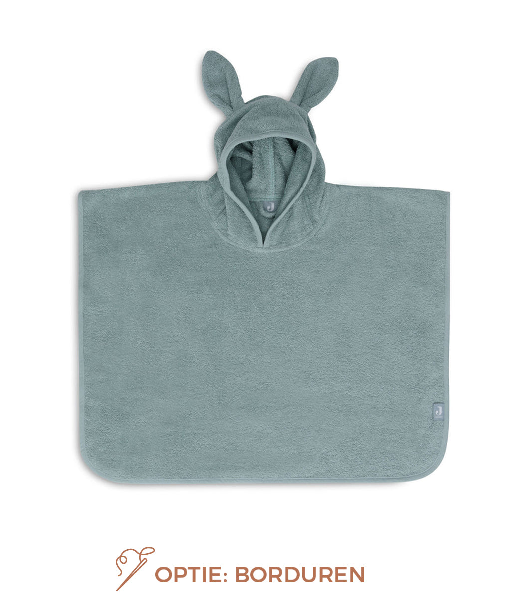Badponcho bunny // Sea green
