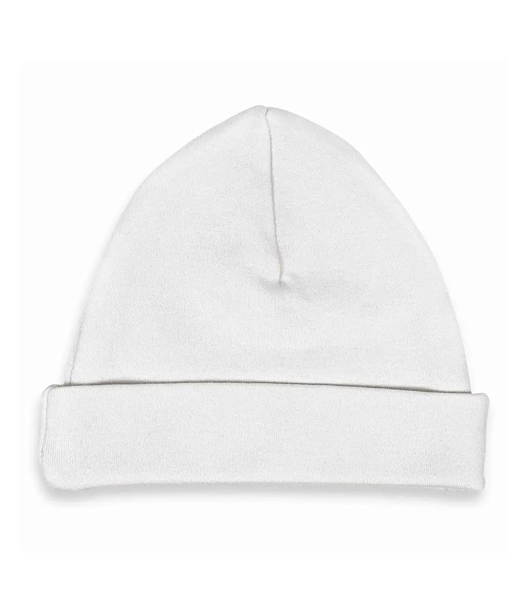 Babymutsje // wit (optie: borduren met naam) World of Mina