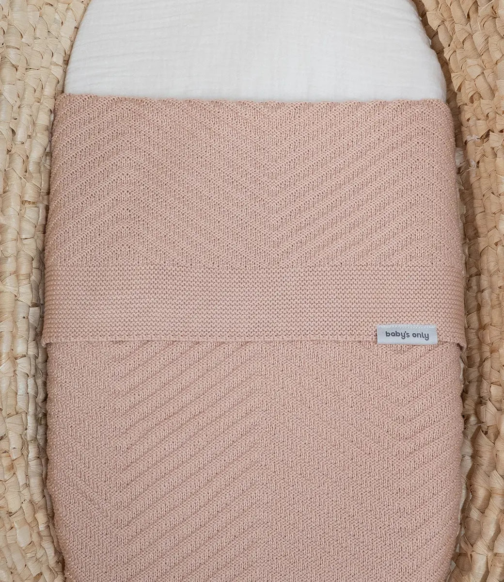 Wiegdeken Grace incl. naam borduren // Blush Baby's only