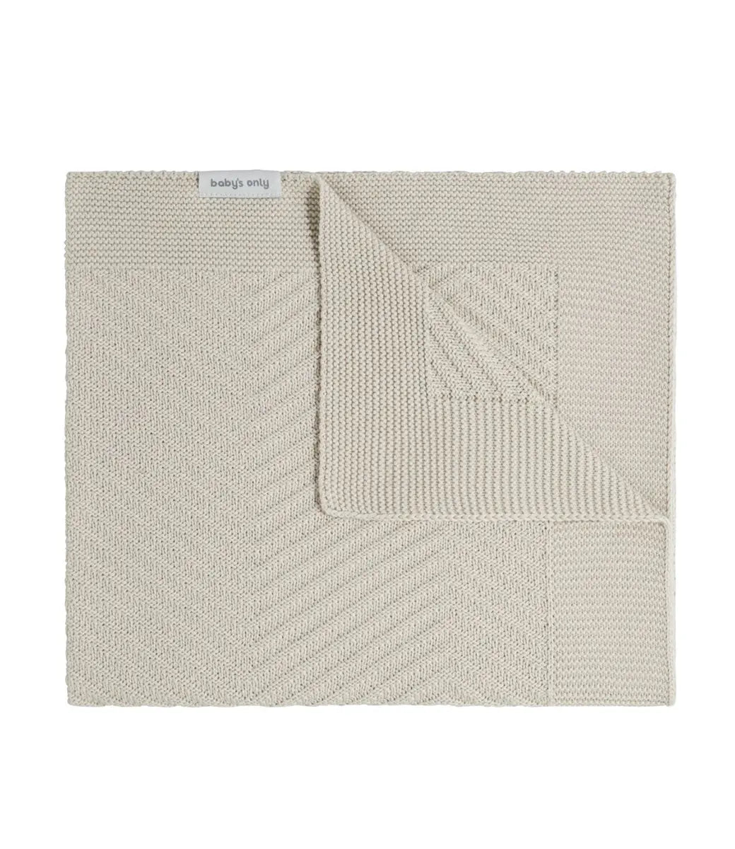 Wiegdeken Grace incl. naam borduren // Warm linnen Baby's only