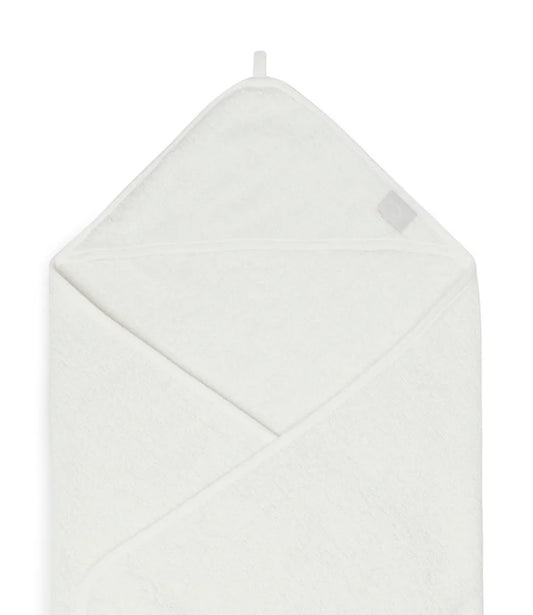 Badcape 75x75cm badstof geborduurd // Ivory