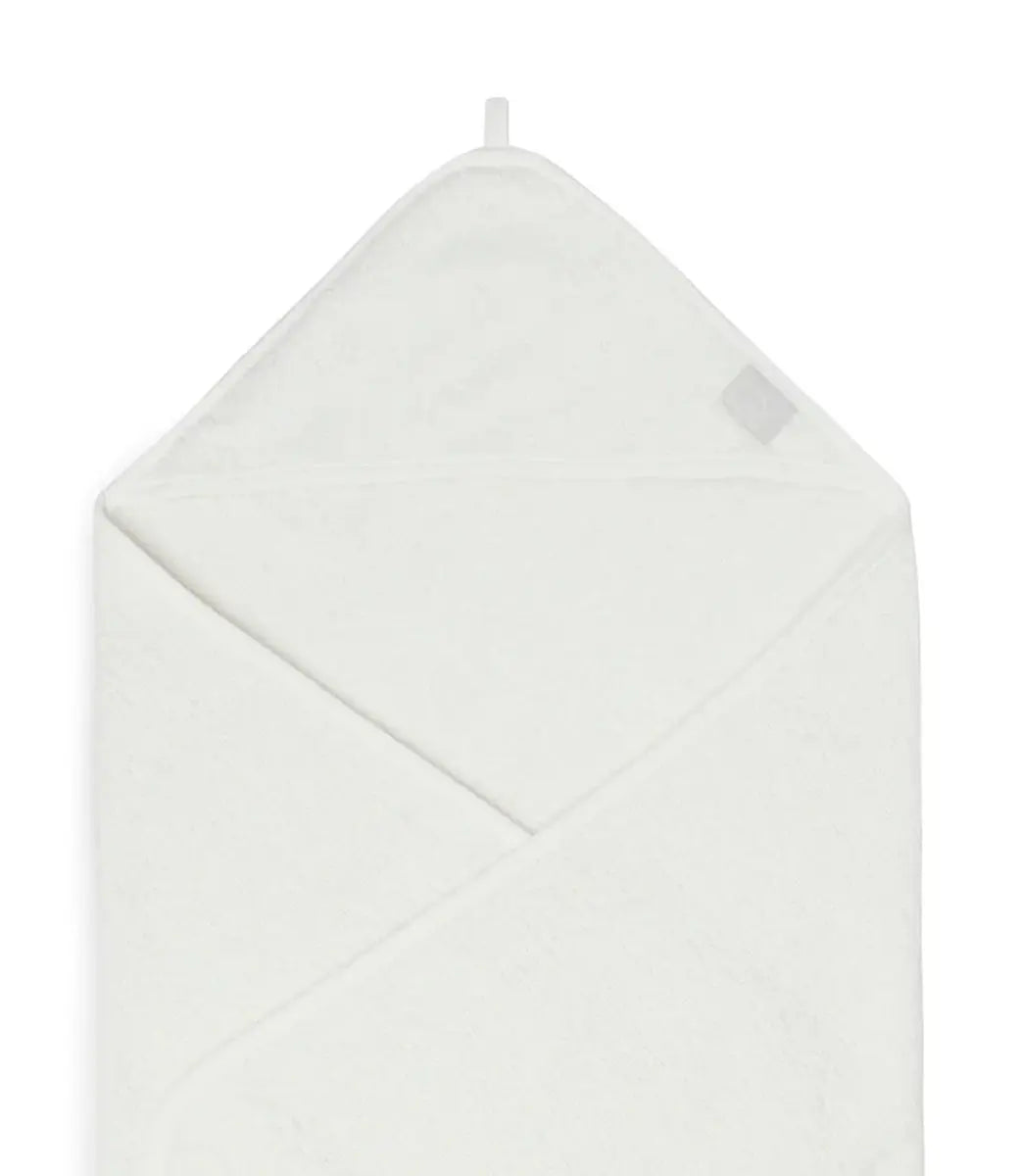 Badcape 75x75cm badstof geborduurd // Ivory Jollein