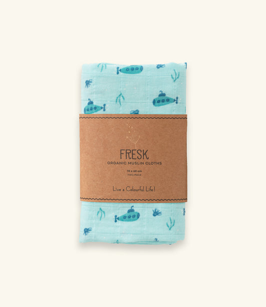 Hydrofiele doeken set 2 // Submarine - 70x60cm