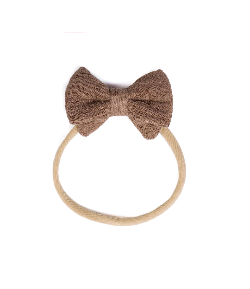 Haarband strik // Chocolate