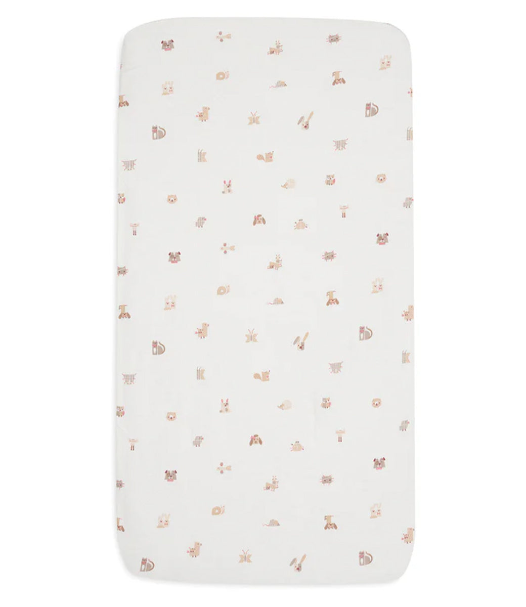 Hoeslaken 60x120cm - Animal friends