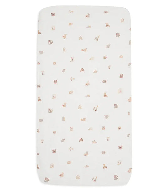 Hoeslaken 60x120cm - Animal friends Jollein