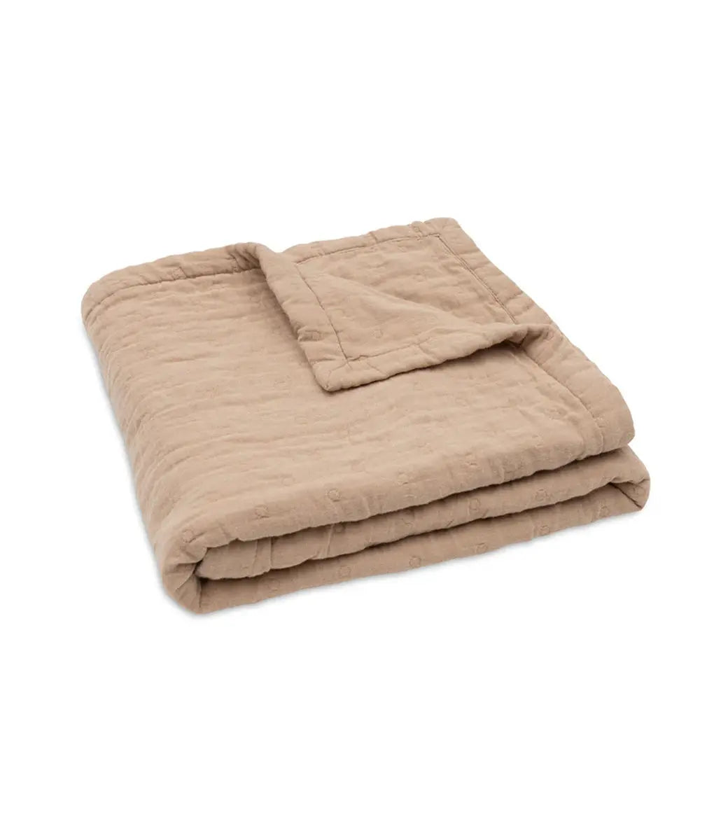 Zomerdeken hydrofiel Jacquard // Biscuit Jollein