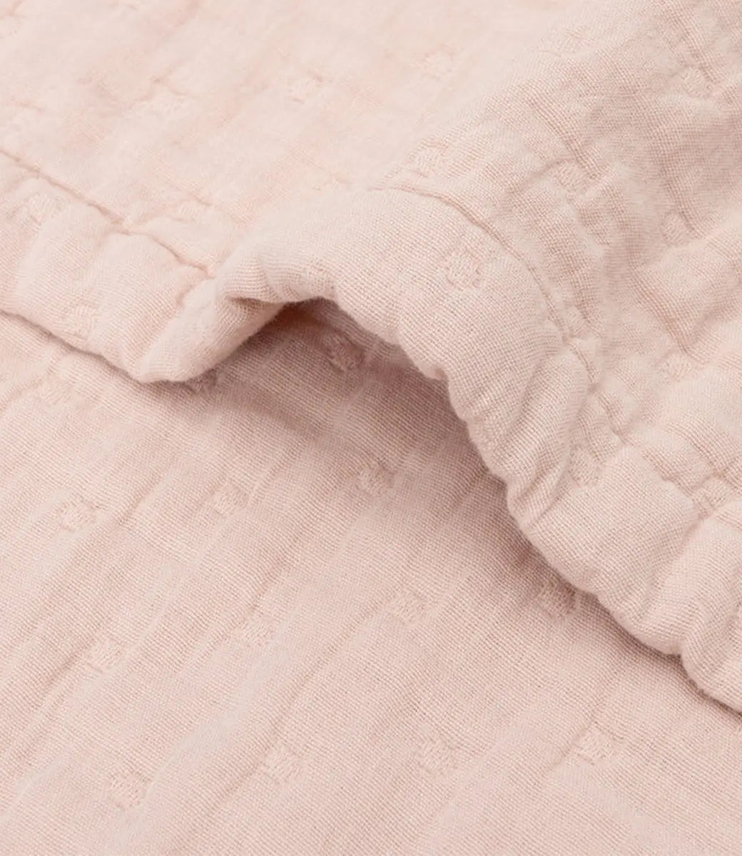 Zomerdeken hydrofiel Jacquard // Wild rose Jollein