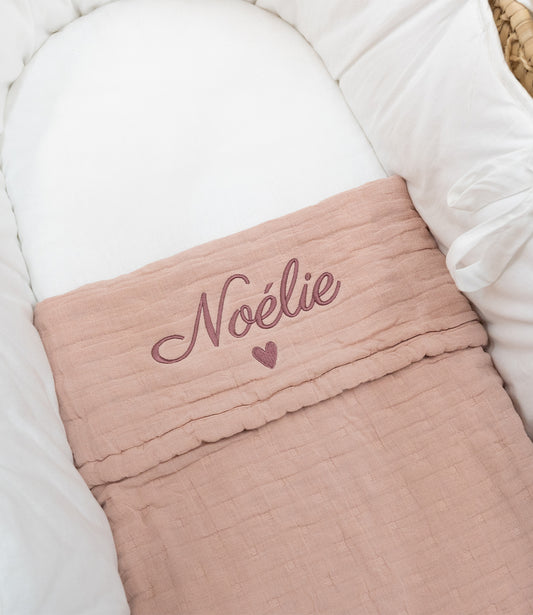 Zomerdeken hydrofiel Jacquard // Wild rose