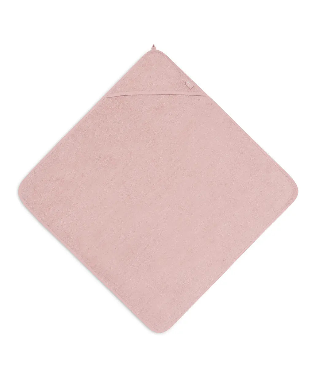 Badcape 75x75cm badstof geborduurd // Wild rose Jollein