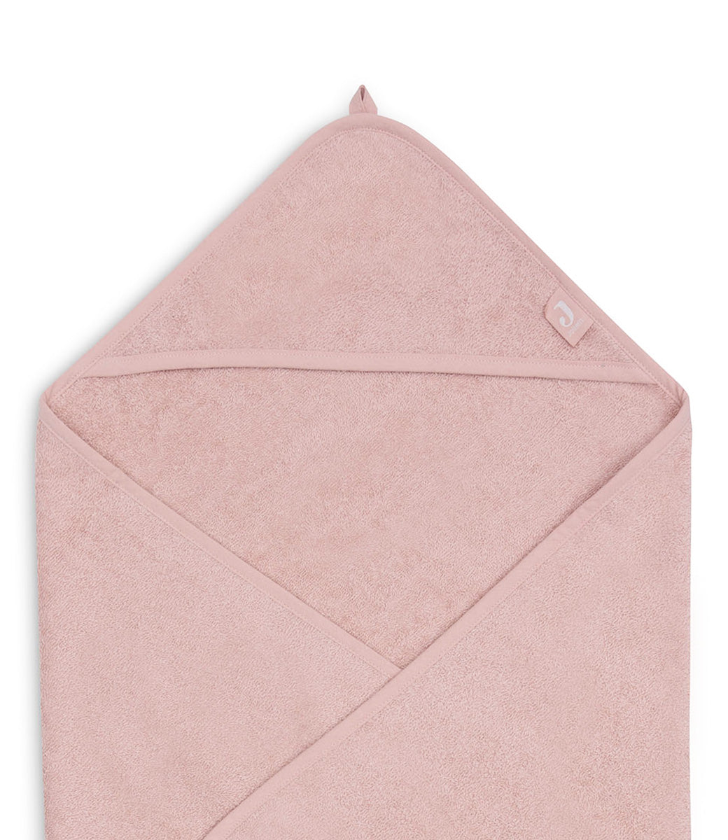 Badcape 75x75cm badstof geborduurd // Wild rose