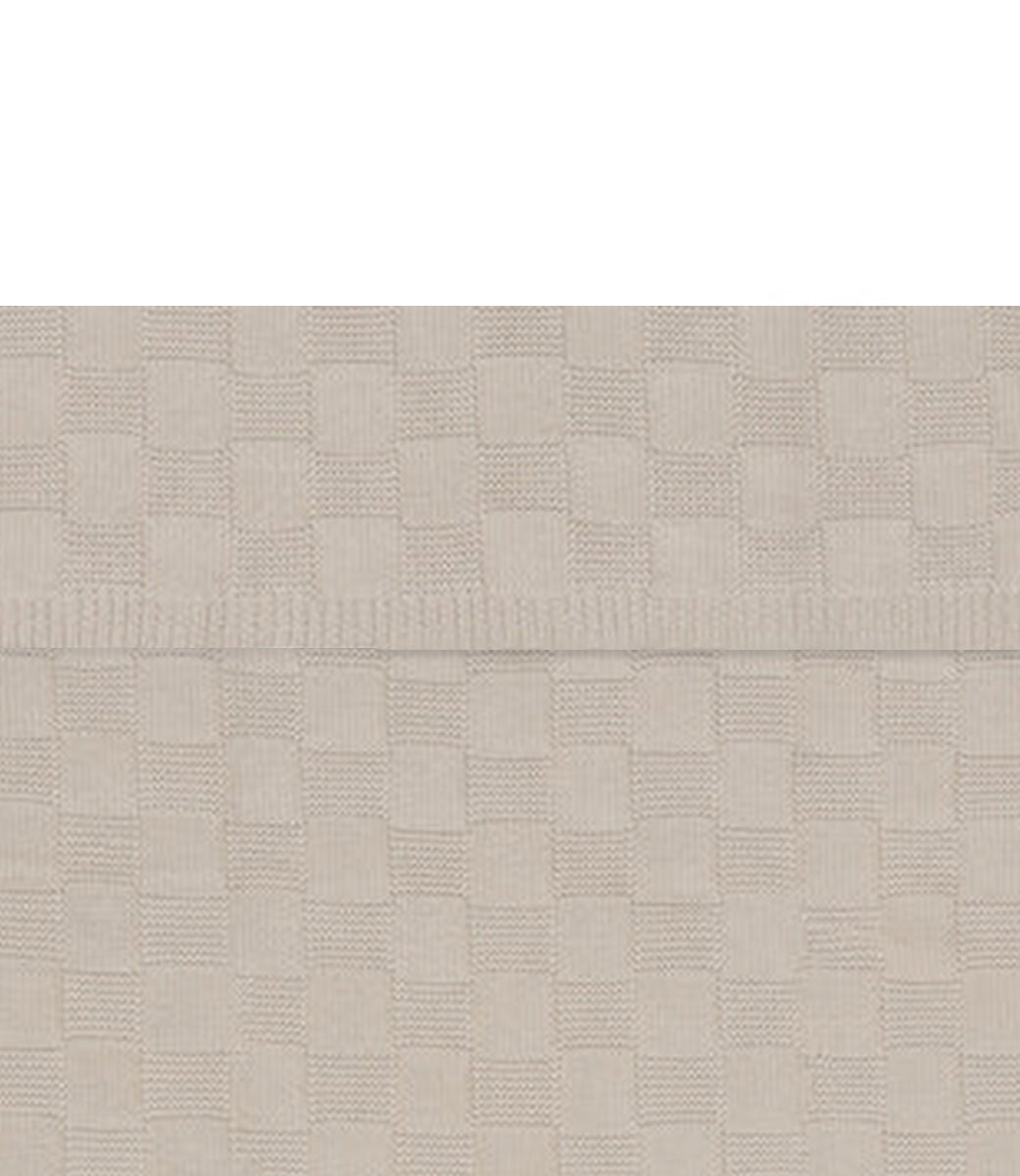 Babydeken Box knit - warm sand