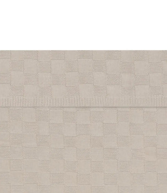Babydeken Box knit - warm sand Jollein