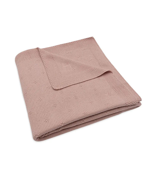 Cosy knit deken - wild rose Jollein