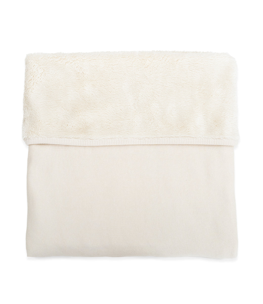 Babydeken cradle // Jersey-Sherpa - oatmeal