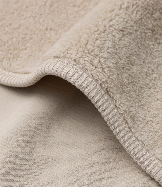 Babydeken cradle // Jersey-Sherpa - warm sand Jollein