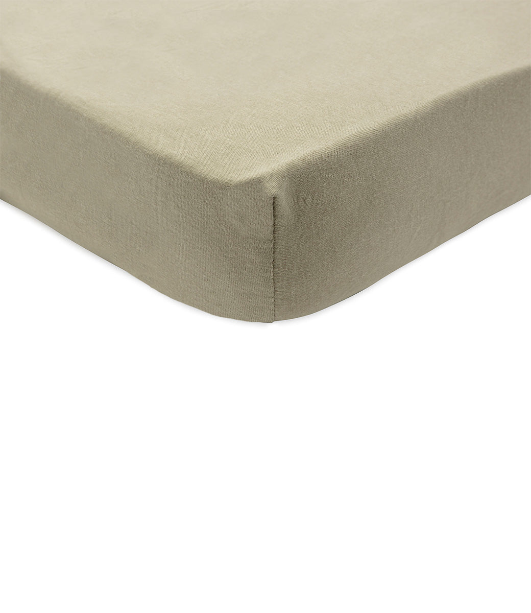 Hoeslaken Jersey 60x120cm - Olive Green (2 pack)