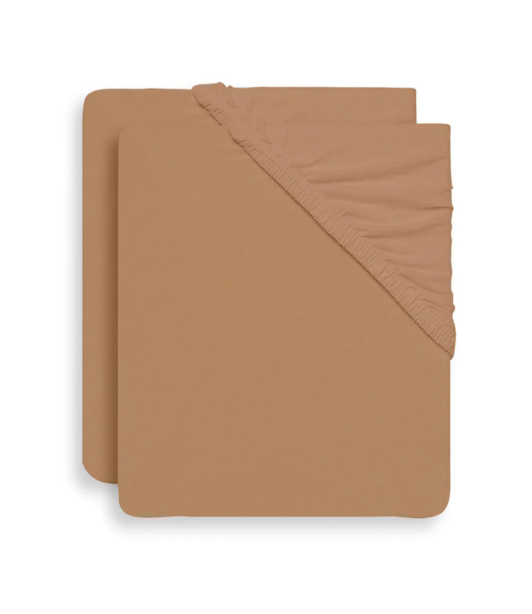 Hoeslaken Jersey 60x120cm - Biscuit (2 pack)