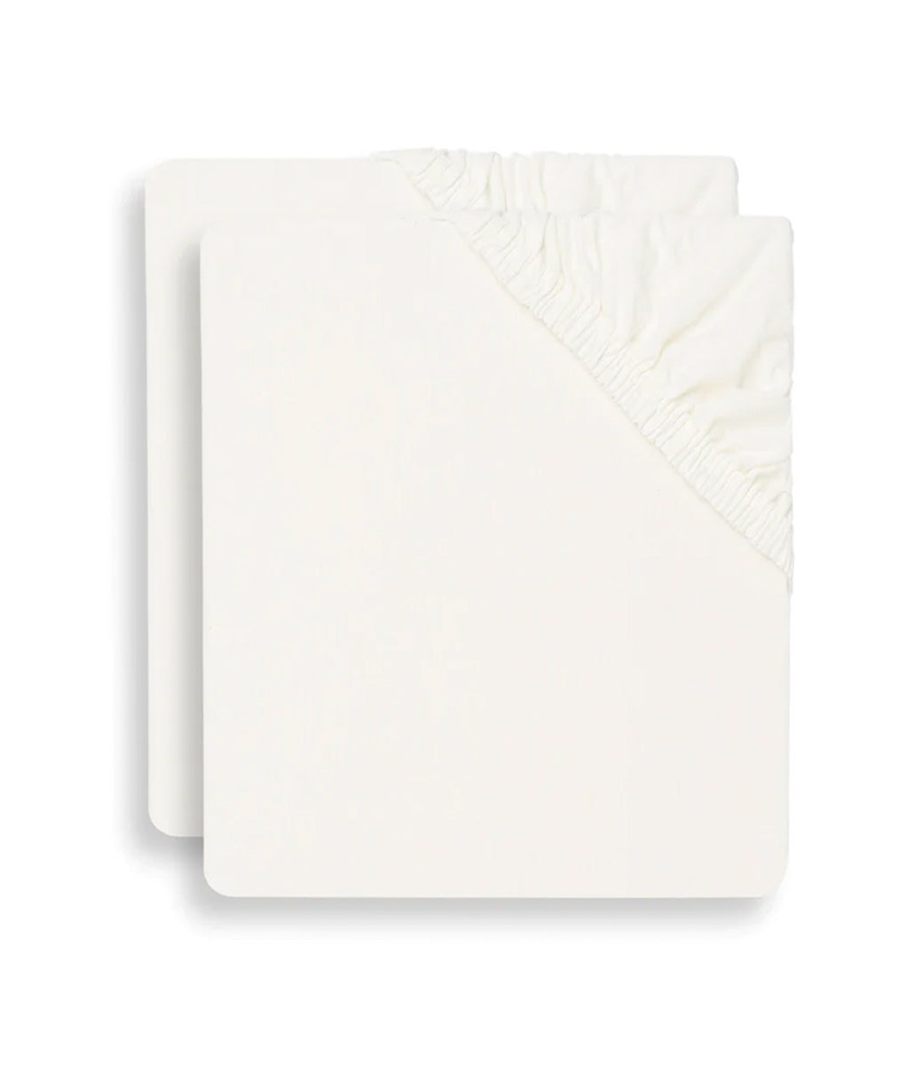 Hoeslaken Jersey 60x120cm - Ivory (2 pack)