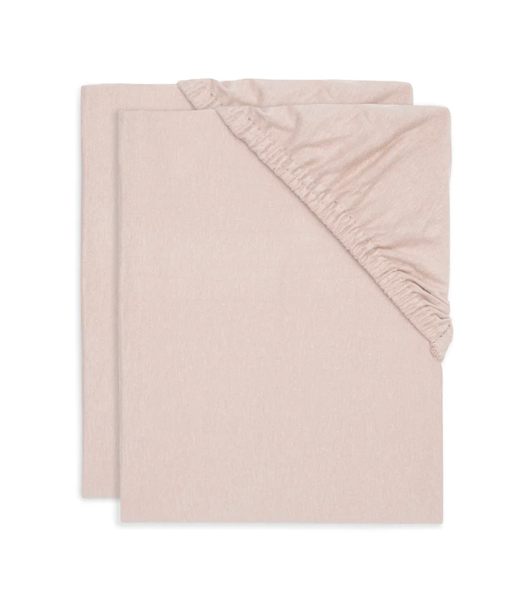 Hoeslaken Jersey 60x120cm - Wild rose (2 pack)