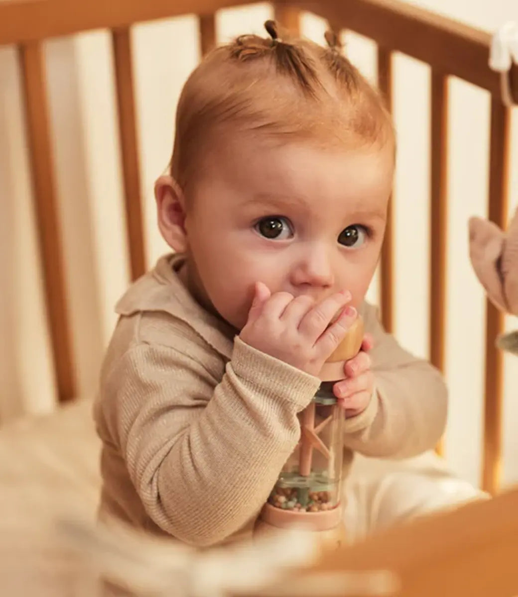 Houten Regenrammelaar - Lovely birds // Roze Jollein