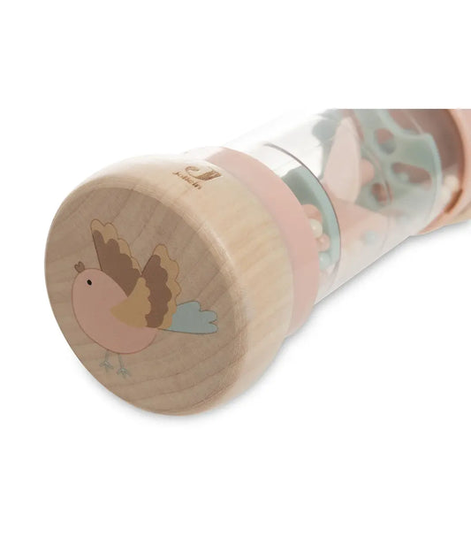 Houten Regenrammelaar - Lovely birds // Roze Jollein