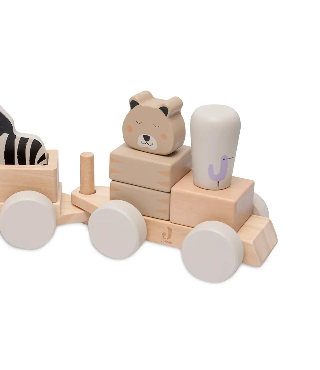 Houten Speelgoedtrein - Jungle Jambo Jollein