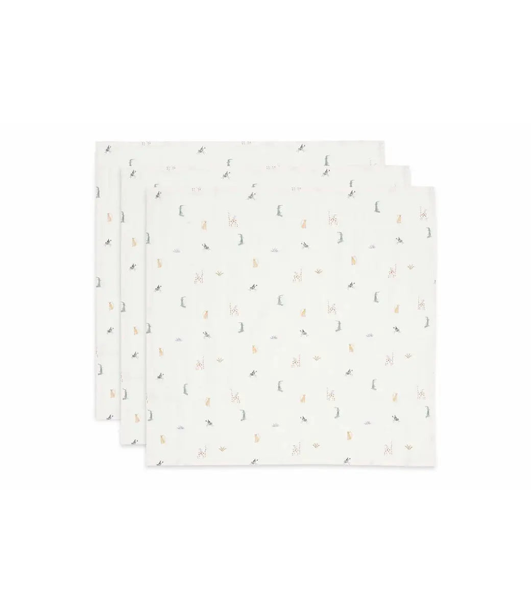 Hydrofiele doeken Small 70x70cm // Jungle Jambo - 3 stuks Jollein