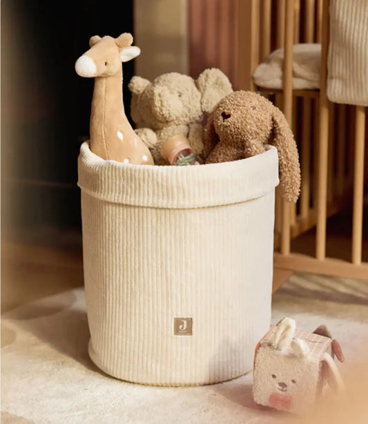 Grote opbergmand Cloudy Rib // Oatmeal Jollein