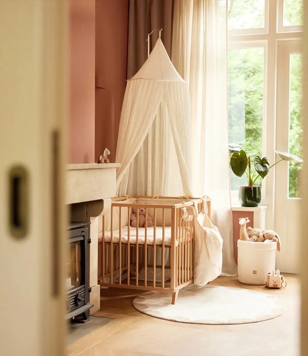 Grote opbergmand Cloudy Rib // Oatmeal Jollein