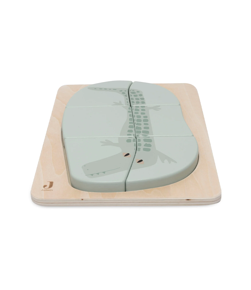 Houten puzzel Jungle Jambo - Croco