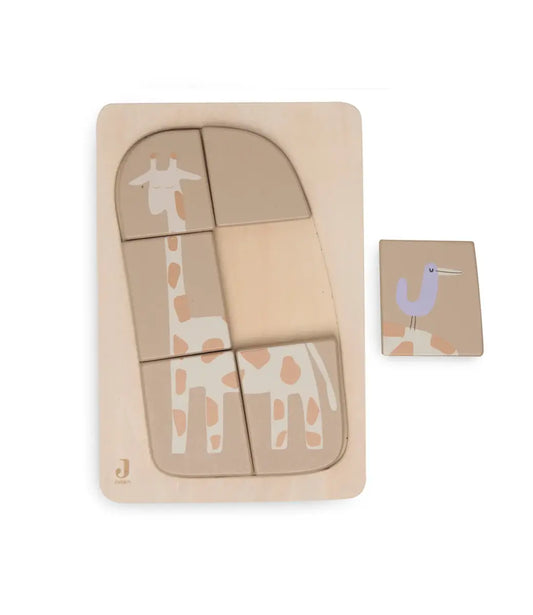 Houten puzzel Jungle Jambo - Giraffe Jollein