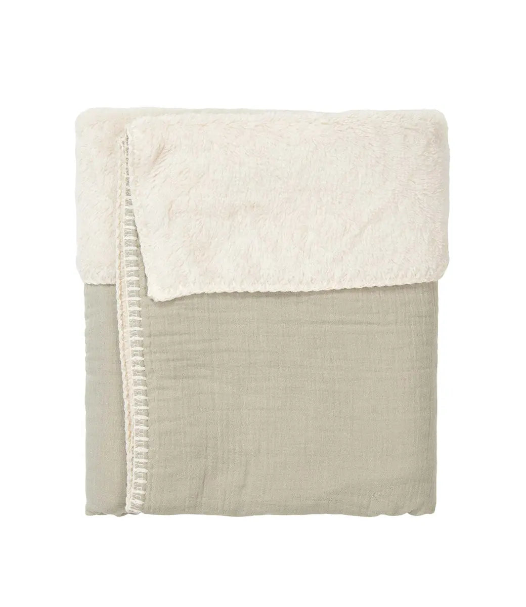 Wiegdeken teddy Faro // sage Koeka