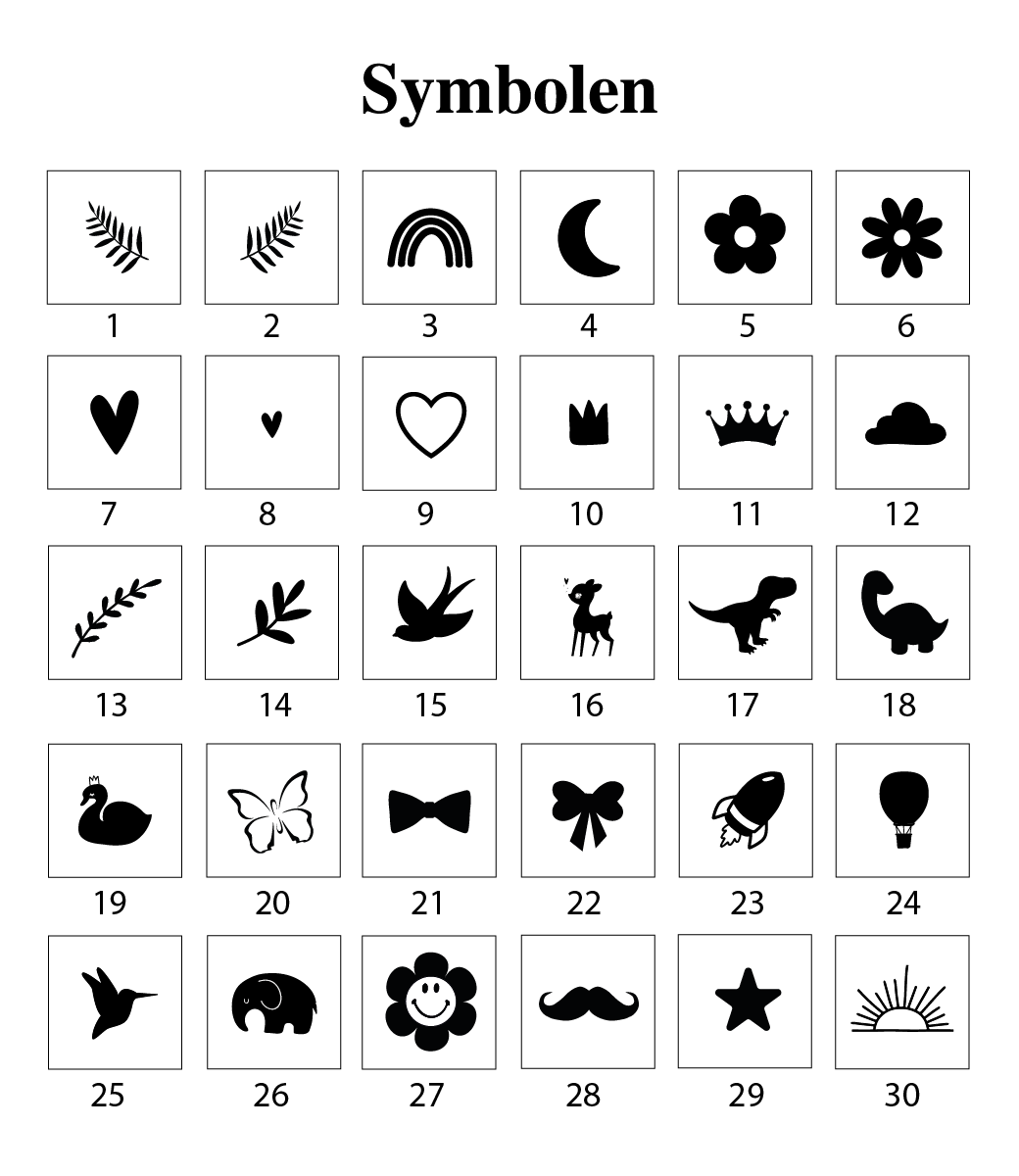 Houten naamblokken // Walnoot - Times