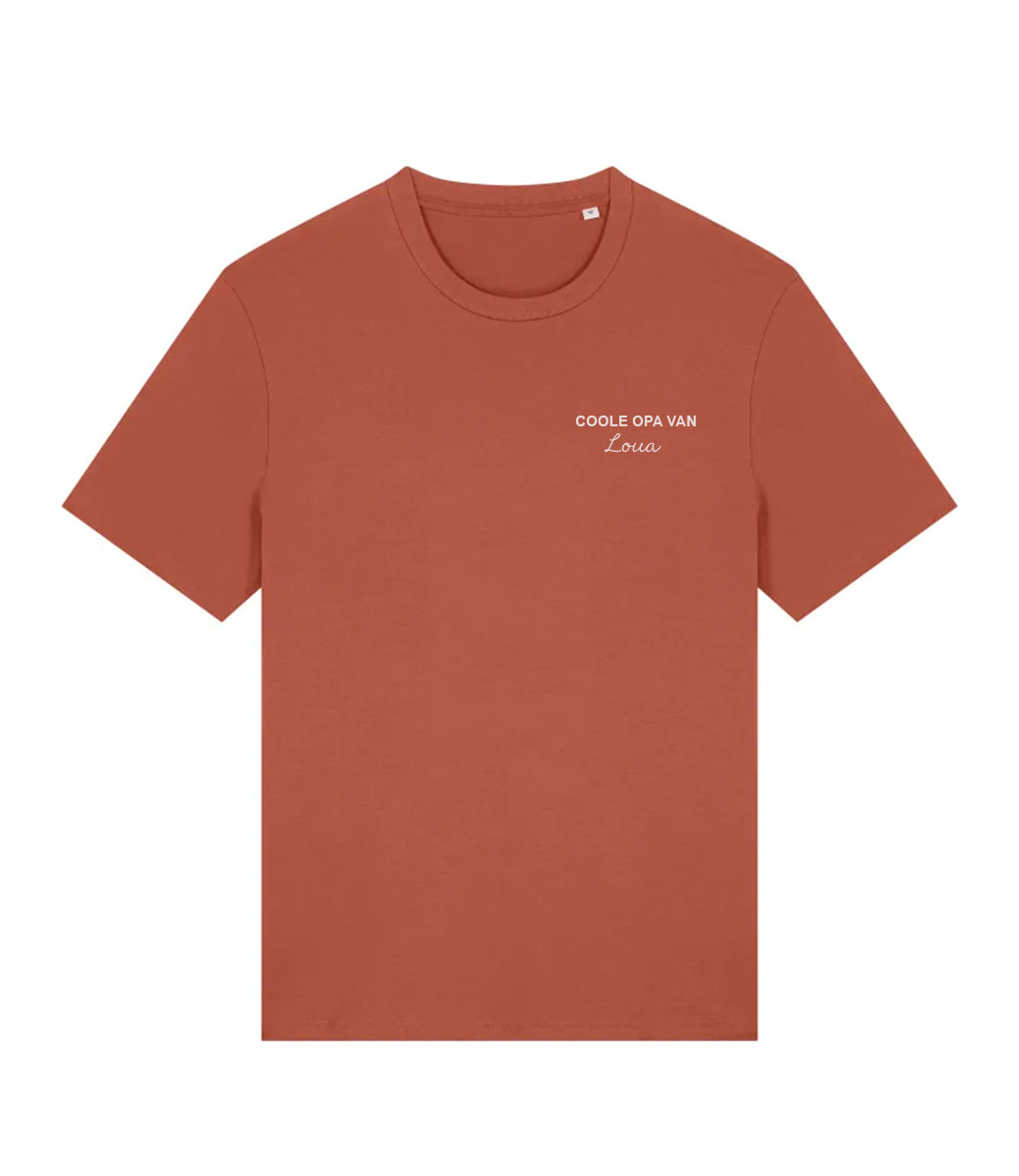 Papa t-shirt - geborduurd