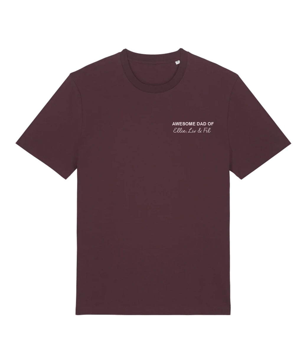 Papa t-shirt - geborduurd
