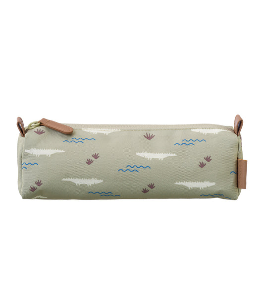 Pencil case // Crocodile (option: embroidery with name)