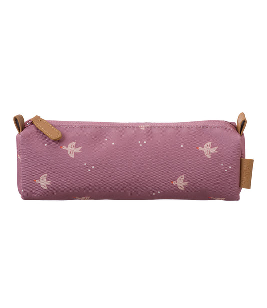 Pencil case // Swallow (option: embroidery with name)