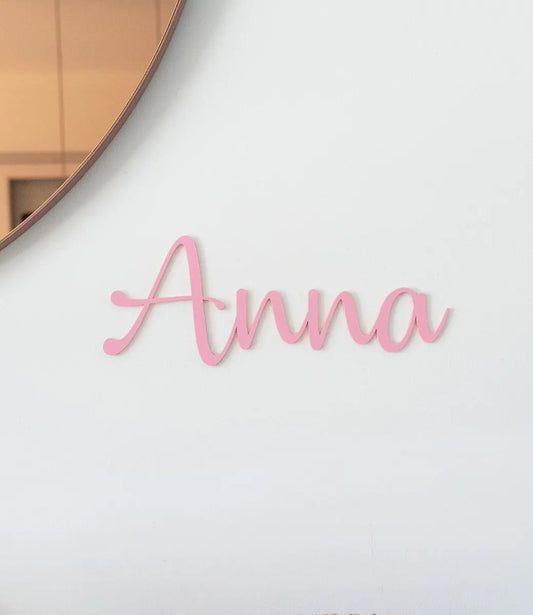 Decoratie naam // Pink World of Mina