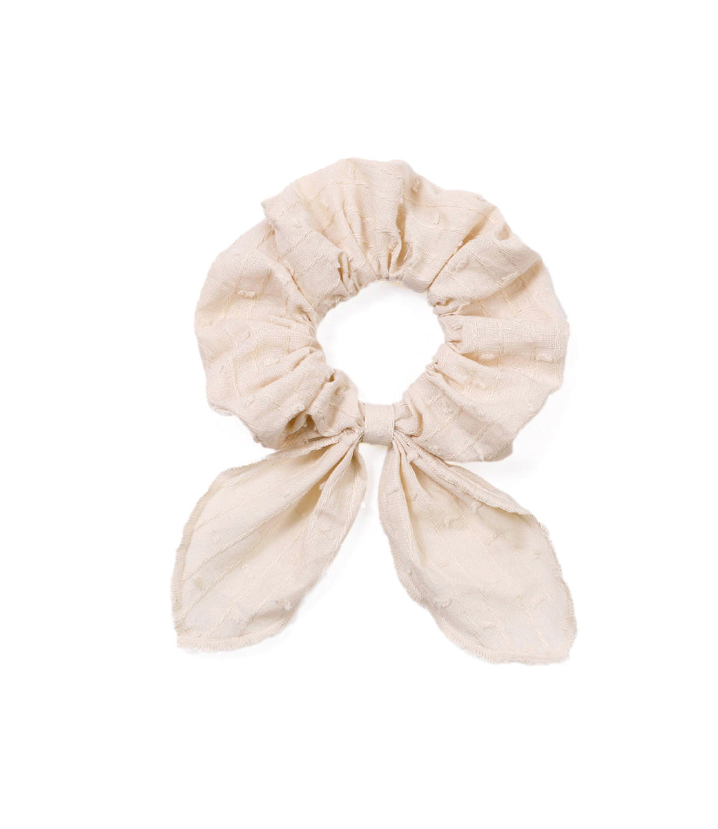 Scrunchie // Vanilla - stripe