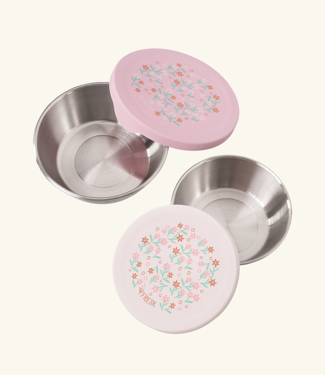 Snackbox set 2 pcs. // Garden flowers