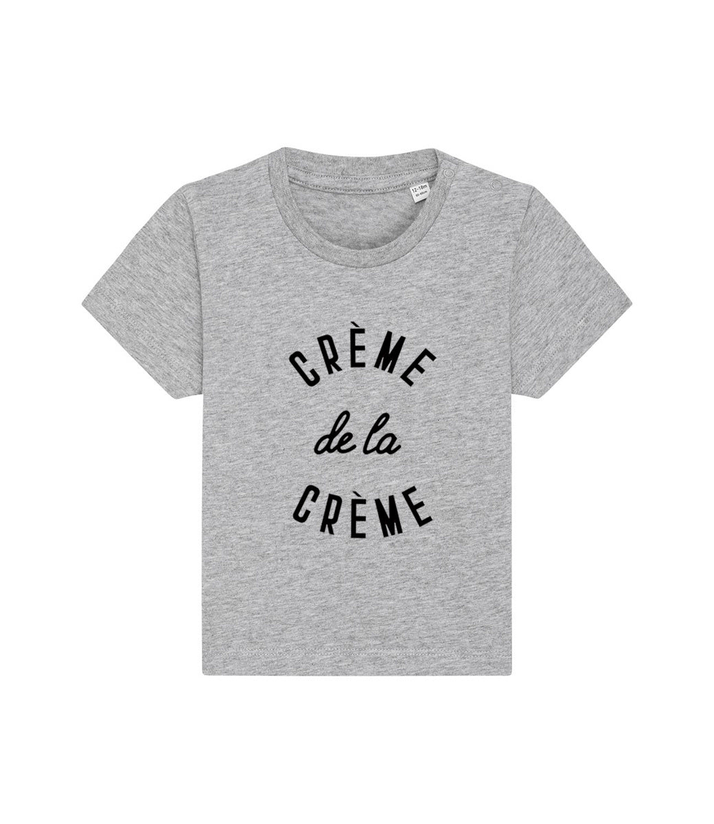 Organic baby t-shirt // Crème de la crème