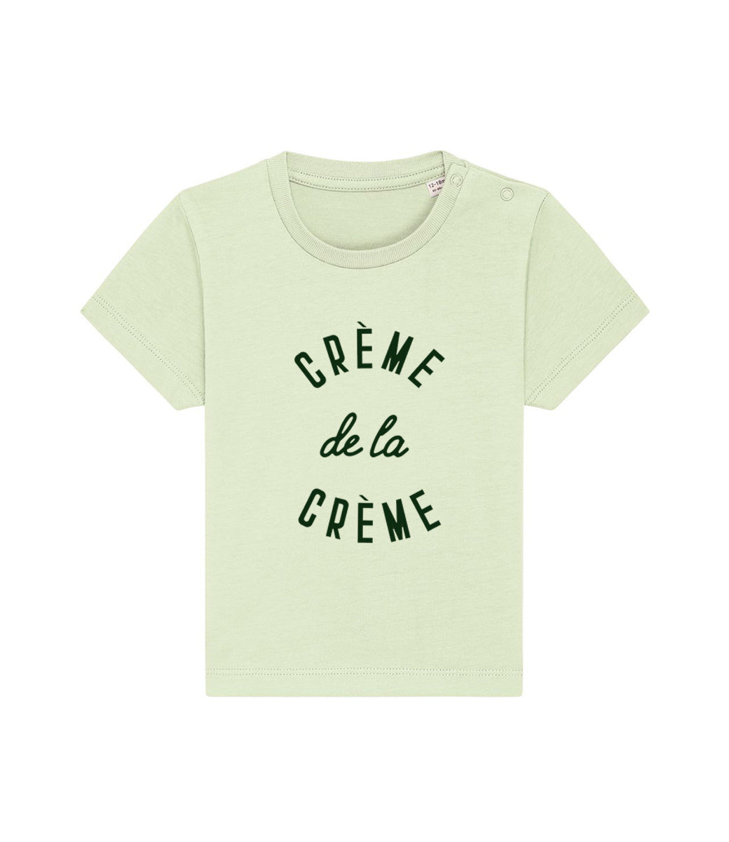Organic baby t-shirt // Crème de la crème