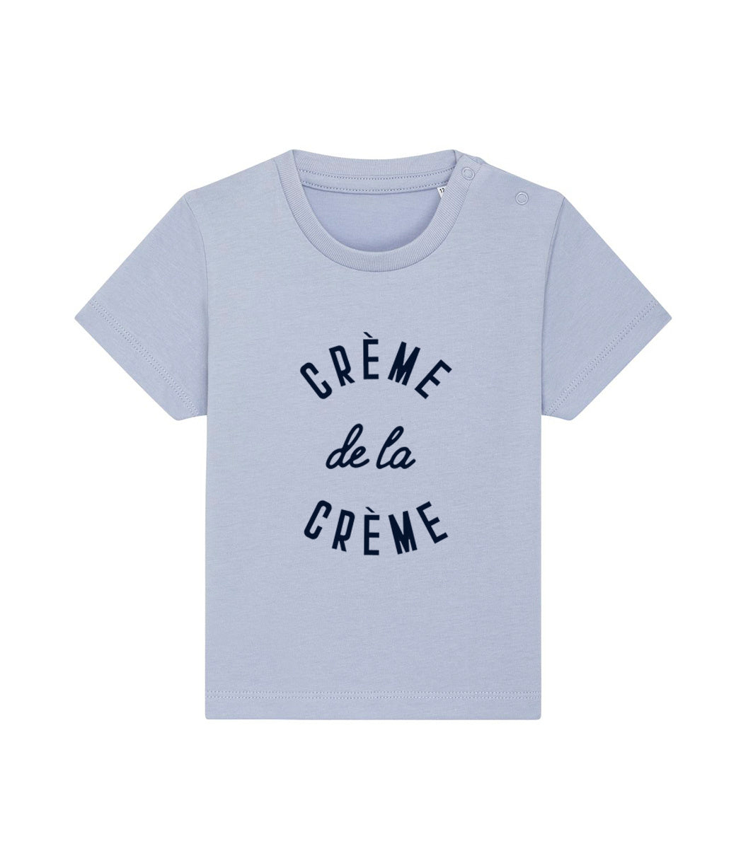 Organic baby t-shirt // Crème de la crème