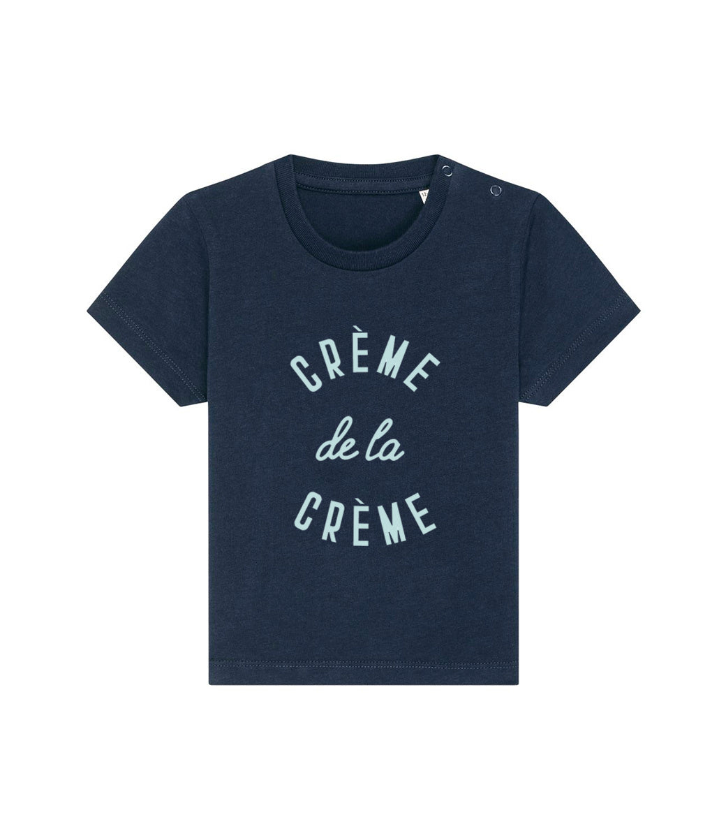 Organic baby t-shirt // Crème de la crème