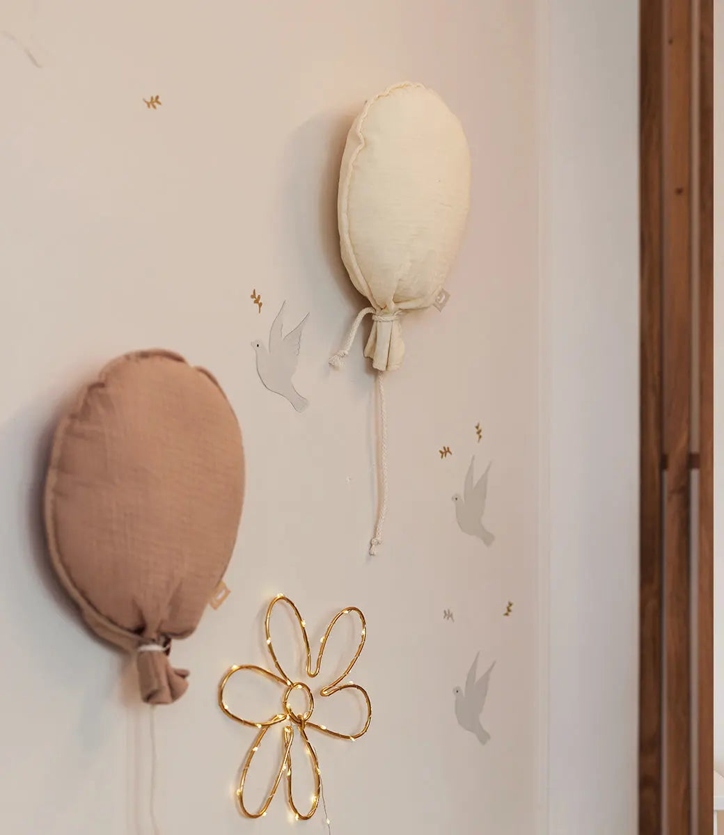 Ballon tetra // ivory (optie:borduren met naam) Jollein