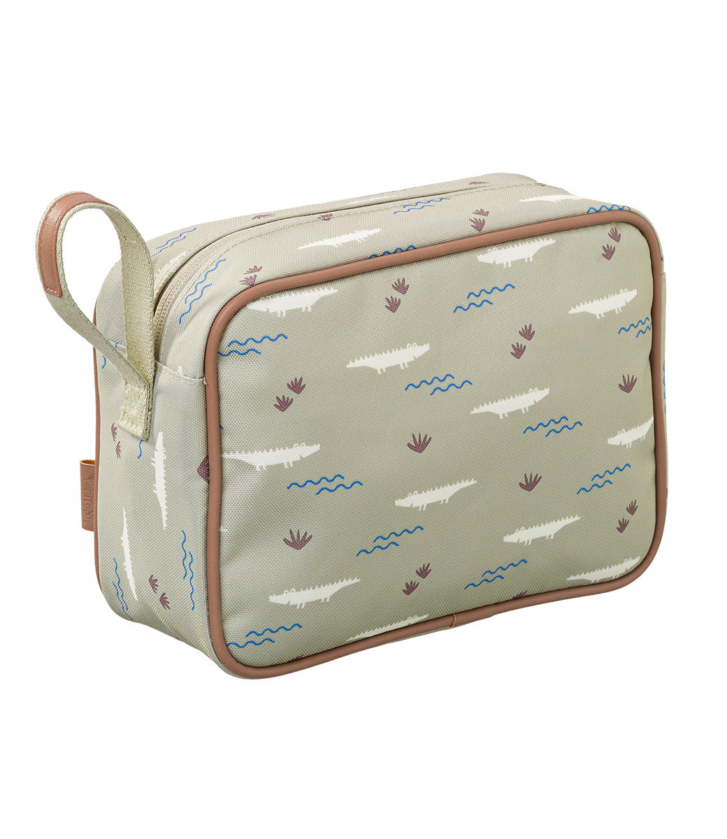 Toilet bag Fresk // Crocodile (option: embroidery)