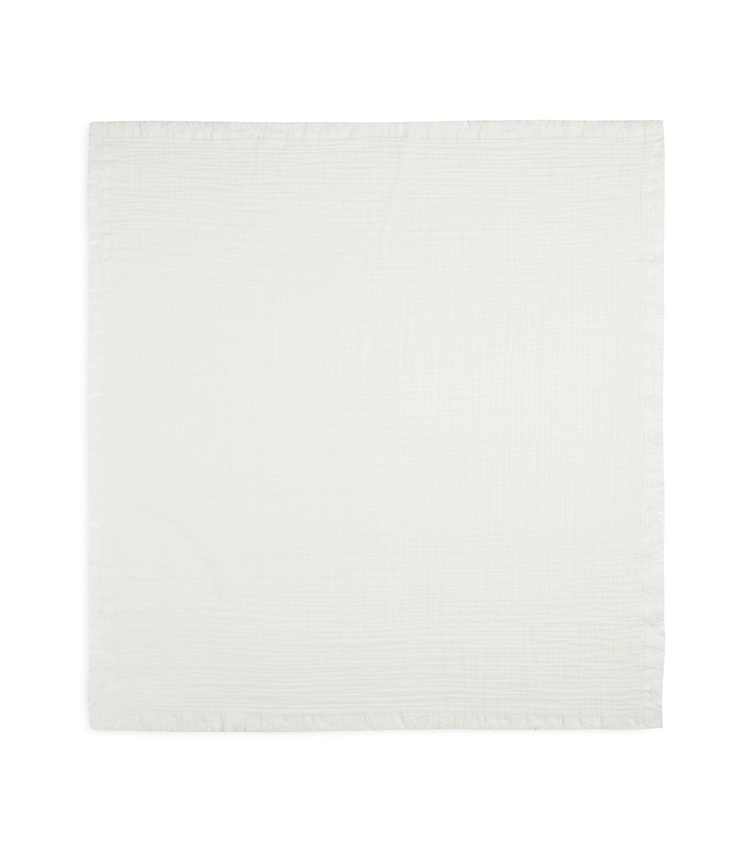 Blanket // Muslin fringe - Ivory